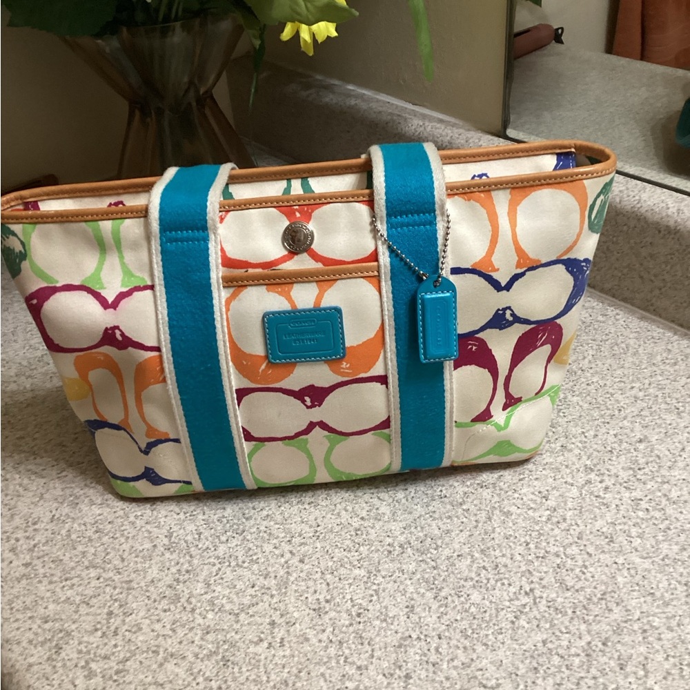 Colorful Coach Women's Tote Bag